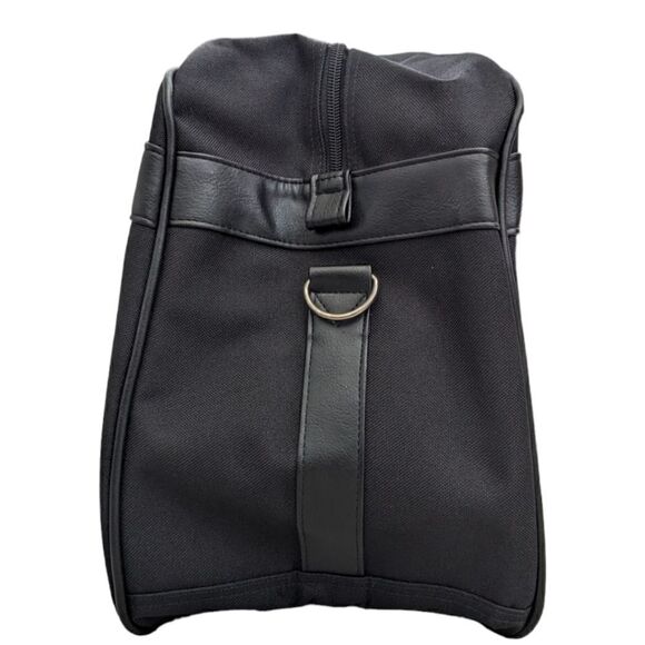 Drakkar Noir Buckled Black Traveler Duffle Bag Large NWT - Picture 7 of 12